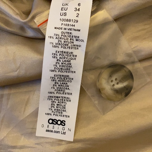 New! ASOS DESIGN longline shacket in check - Picture 5 of 10